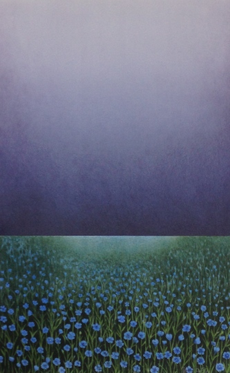 Maria Hillfon  www.hillfon.com  Linum - Linum, 50x80 litografi, lito